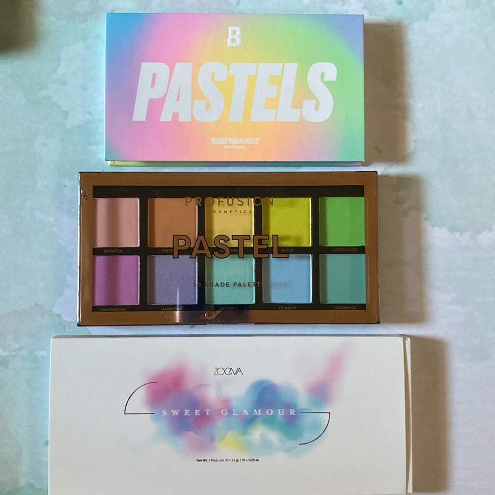 Ultimate PASTEL Eye Shadow Palette Bundle ZOEVA, Beauty Bay, Profusion
